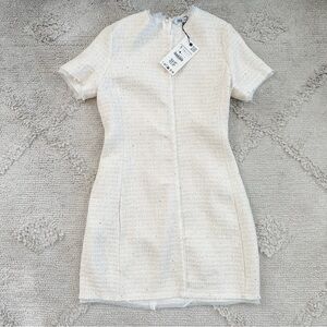 Zara Cream Mini Dress
